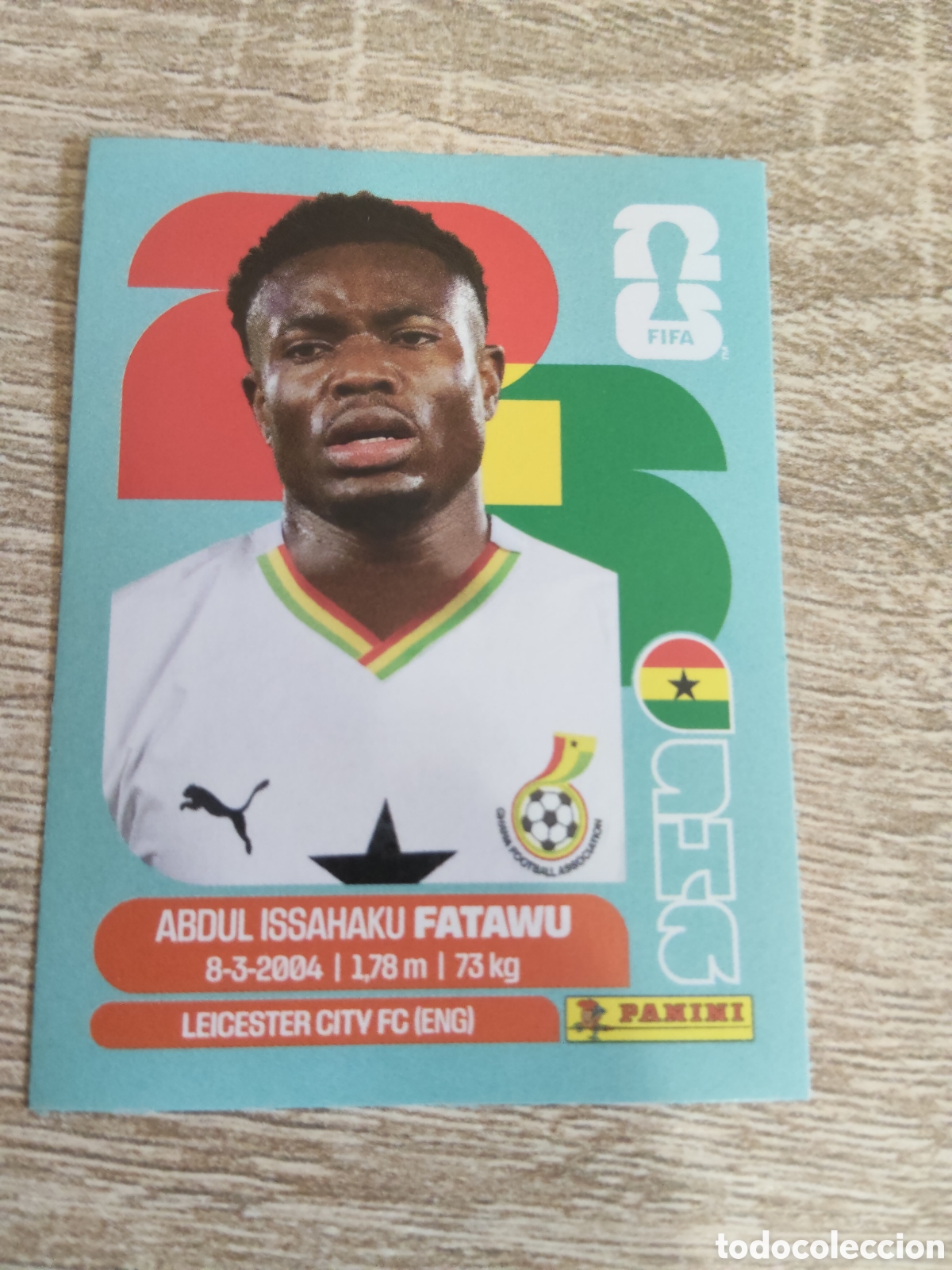 Cromos de F&uacute;tbol: Panini mundial 2026 GHA 9 Abdul Issahaku Fatawu Ghana