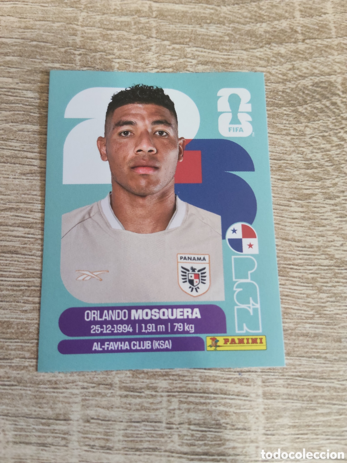 Cromos de F&uacute;tbol: Panini mundial 2026 PAN 2 Orlando Mosquera Panam&aacute;