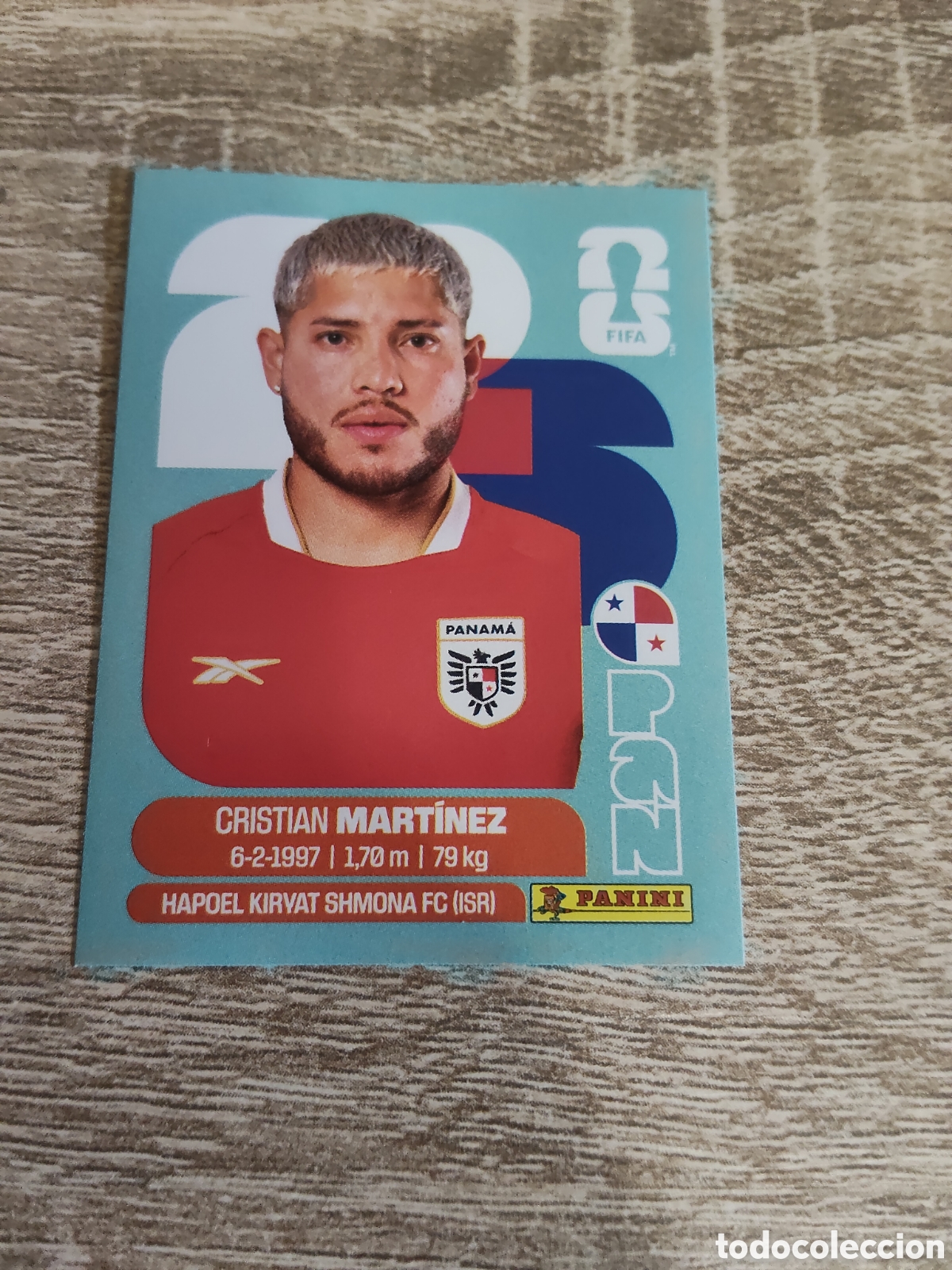 Cromos de F&uacute;tbol: Panini mundial 2026 PAN 10 Cristian Mart&iacute;nez Panam&aacute;