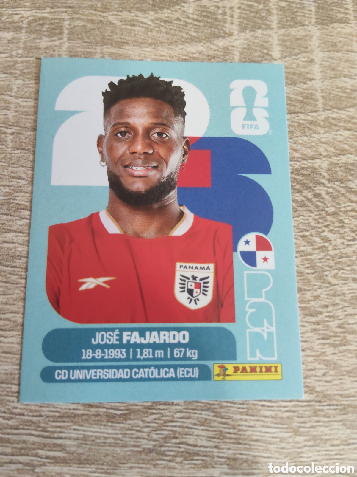 Football Stickers: Panini mundial 2026 PAN 17 Jos&eacute; Fajardo Panam&aacute;