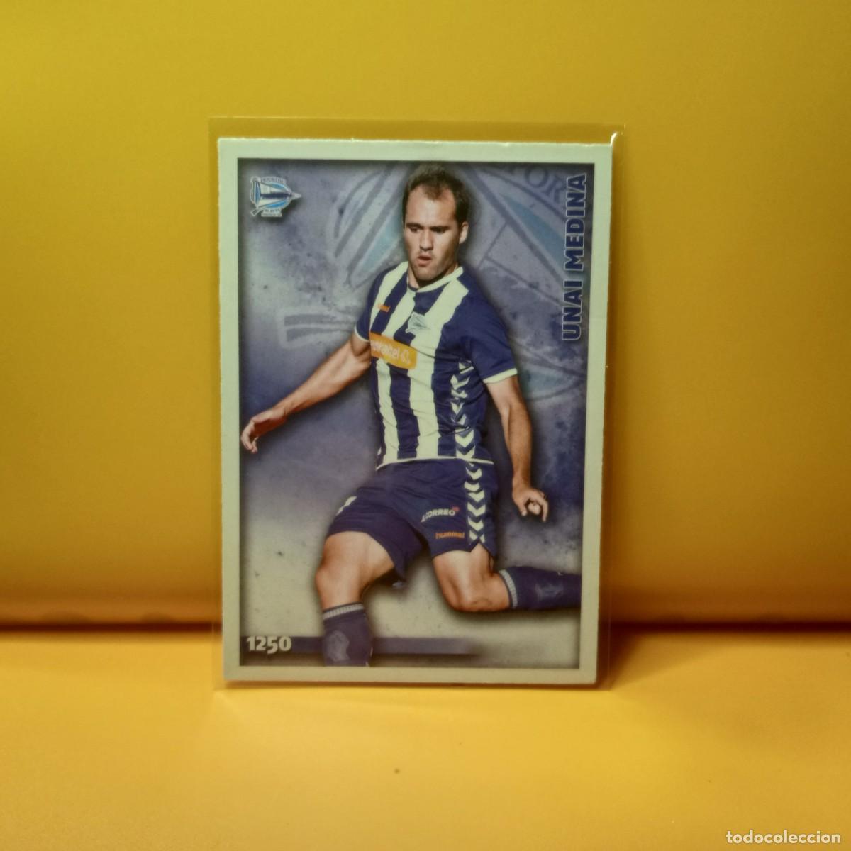 Football Stickers: MUNDICROMO 2014 2015 14 15 DEPORTIVO ALAV&Eacute;S UNAI MEDINA 1250 UH IV