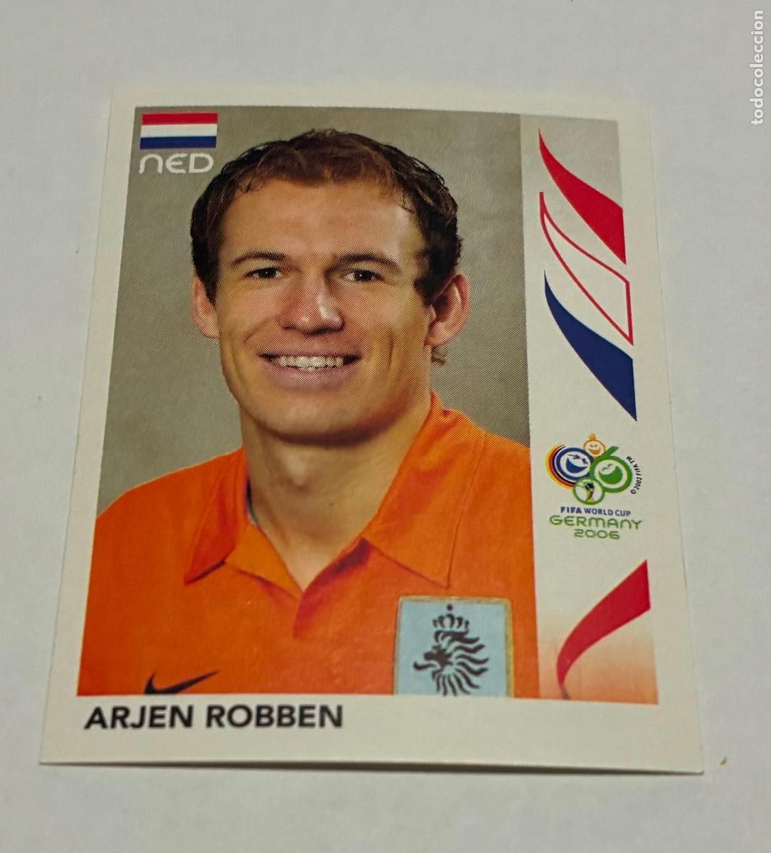 Football Stickers: CROMO FUTBOL MUNDIAL ALEMANIA 2006, PANINI, ARJEN ROBBEN, Numero 240, NED
