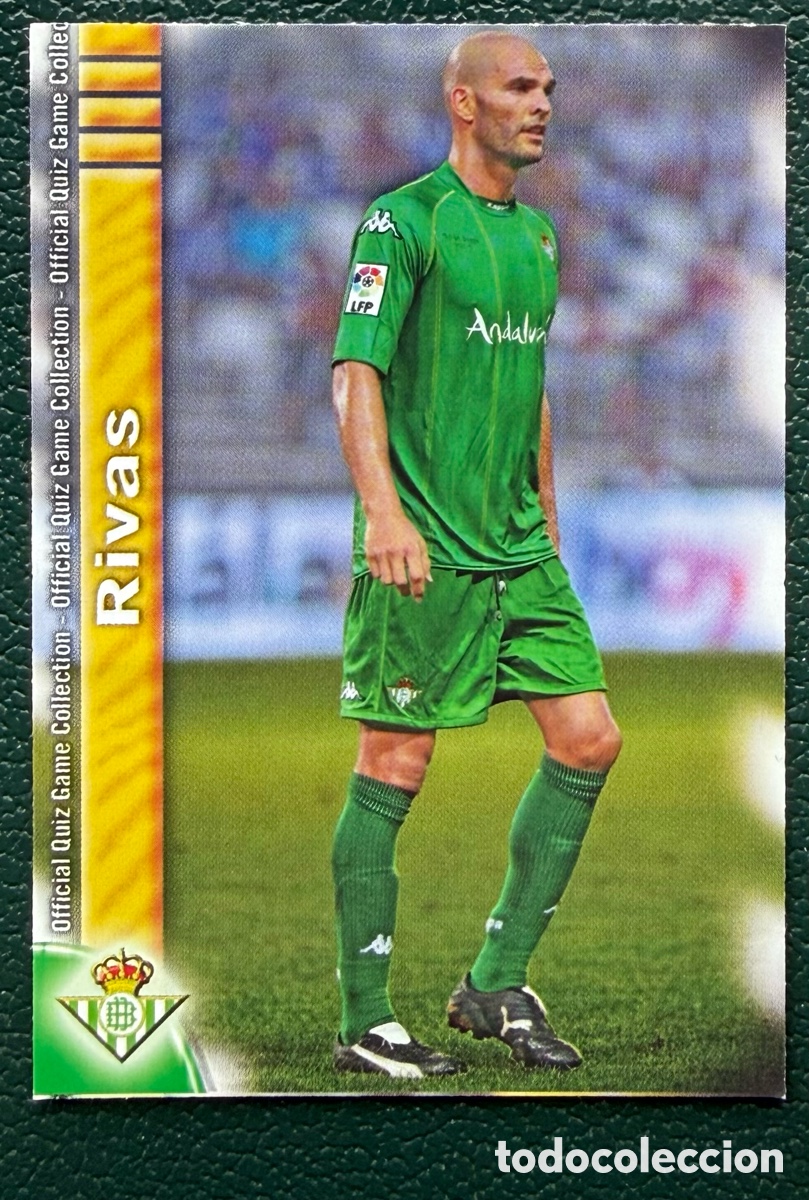 Football Stickers: 716 RIVAS REAL BETIS FICHAS ALBUM MUNDICROMO 2009 2010 09 10