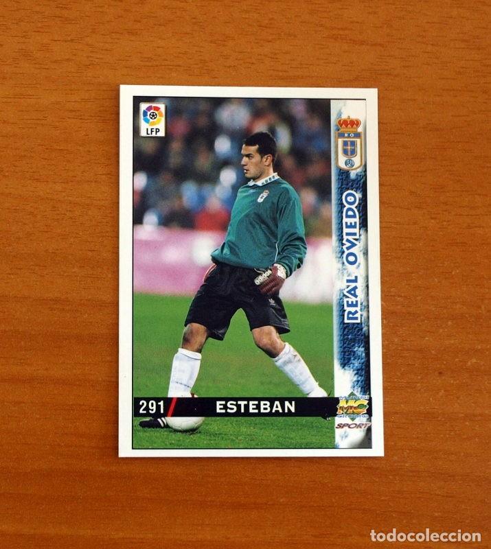 Cromos de F&uacute;tbol: Real Oviedo - N&ordm; 291 Esteban - Mundicromo Las Fichas de la Liga 1998-1999-98-99