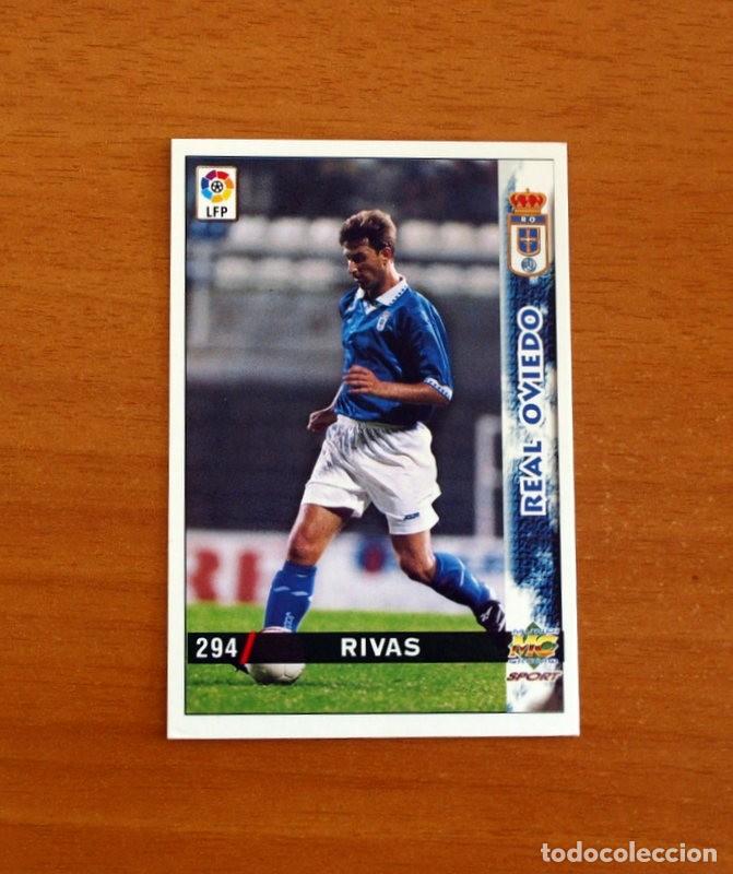 Cromos de F&uacute;tbol: Real Oviedo - N&ordm; 294 Rivas - Mundicromo Las Fichas de la Liga 1998-1999-98-99