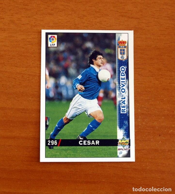 Cromos de F&uacute;tbol: Real Oviedo - N&ordm; 296 C&eacute;sar - Mundicromo Las Fichas de la Liga 1998-1999-98-99
