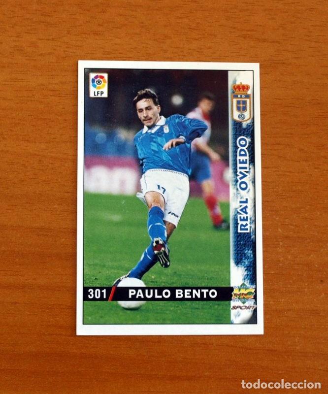 Cromos de F&uacute;tbol: Real Oviedo - N&ordm; 301 Paulo Bento - Mundicromo Las Fichas de la Liga 1998-1999-98-99