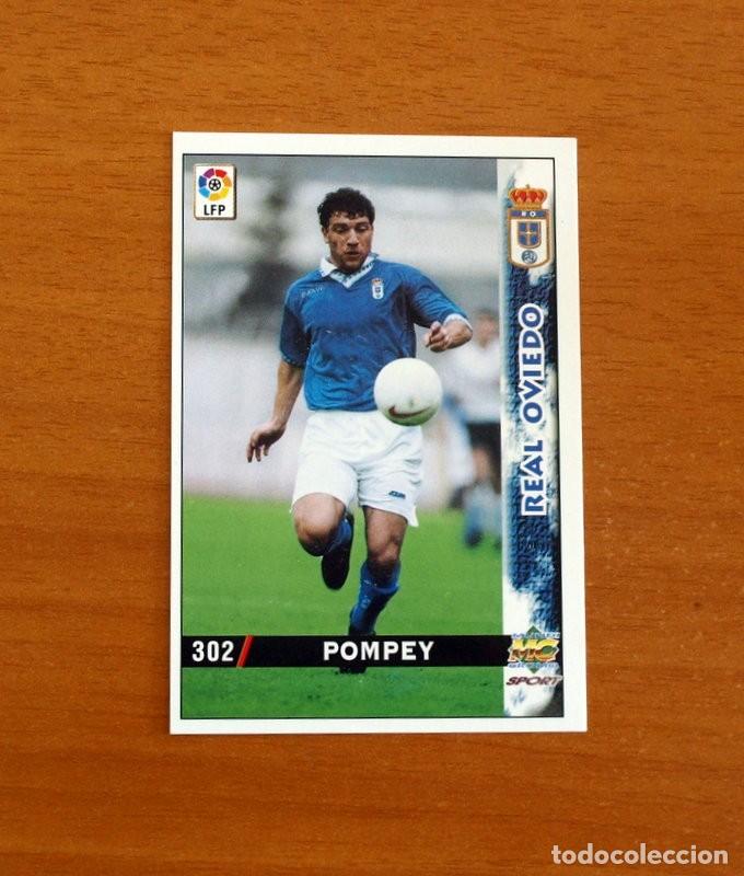 Cromos de F&uacute;tbol: Real Oviedo - N&ordm; 302 Pompey - Baja - Mundicromo Las Fichas de la Liga 1998-1999-98-99