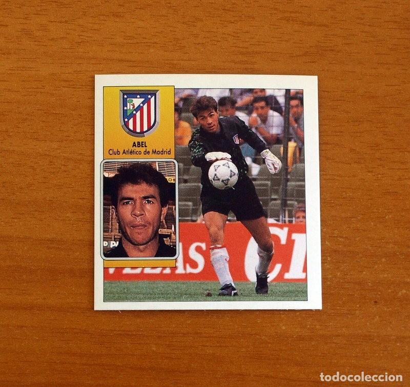 Cromos de F&uacute;tbol: Atl&eacute;tico de Madrid - Abel - Ediciones Este Liga 1992-1993, 92-93 - Nunca pegado