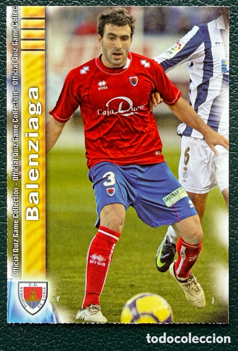 Cromos de Futebol: 737 BALENZIAGA CD NUMANCIA FICHAS ALBUM MUNDICROMO 2009 2010 09 10
