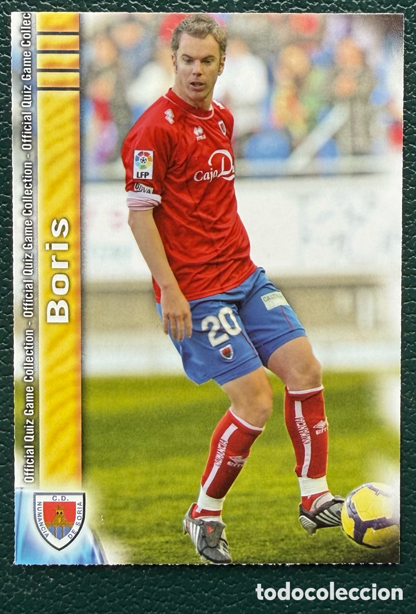 Cromos de Futebol: 738 BORIS CD NUMANCIA FICHAS ALBUM MUNDICROMO 2009 2010 09 10