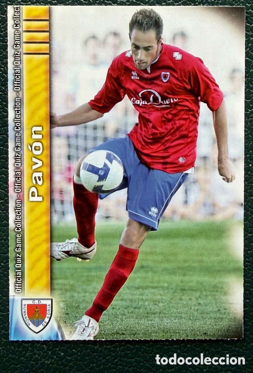 Cromos de Futebol: 739 PAVON CD NUMANCIA FICHAS ALBUM MUNDICROMO 2009 2010 09 10