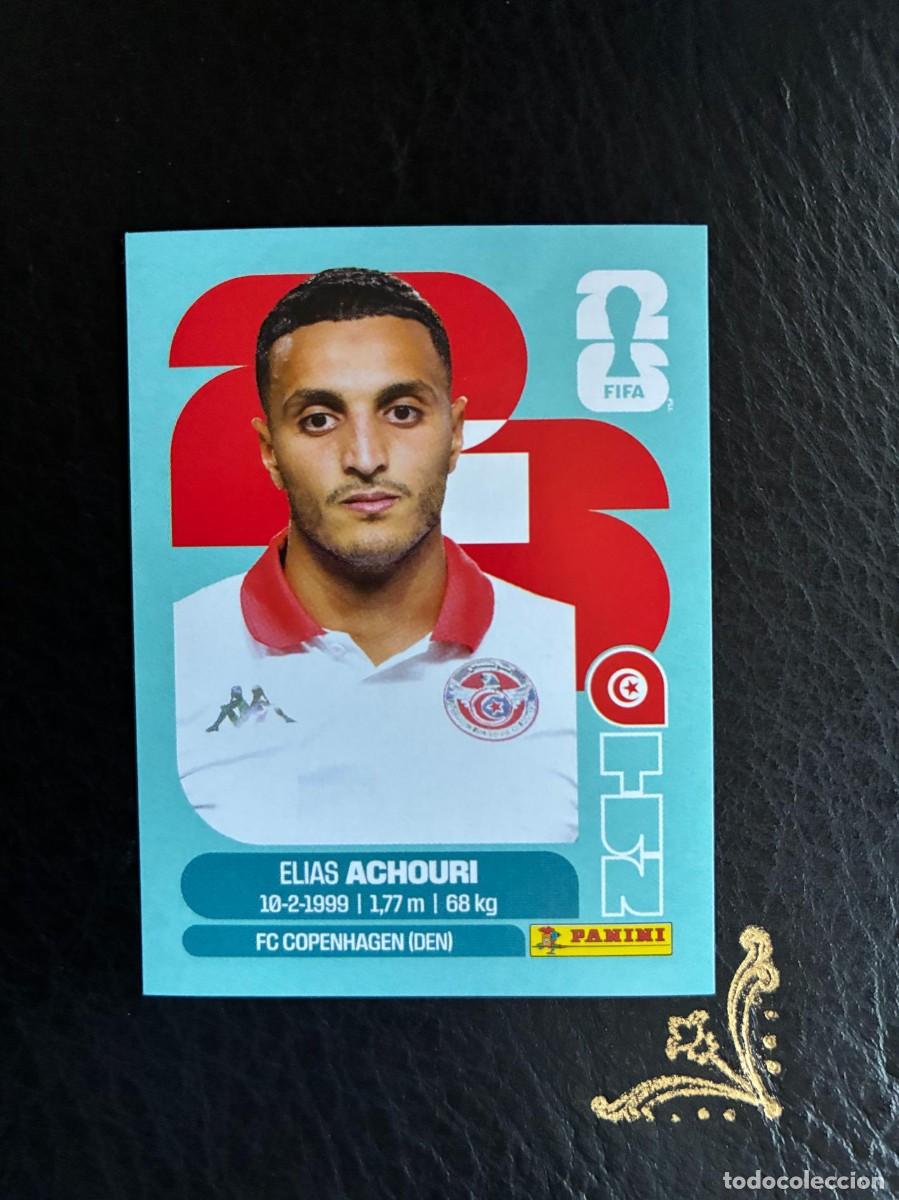 Cartes &agrave; collectionner de Football: TUN 15 ELIAS ACHOURI TUN15 TUNEZ FIFA WORLD CUP MUNDIAL 2026 26 PANINI