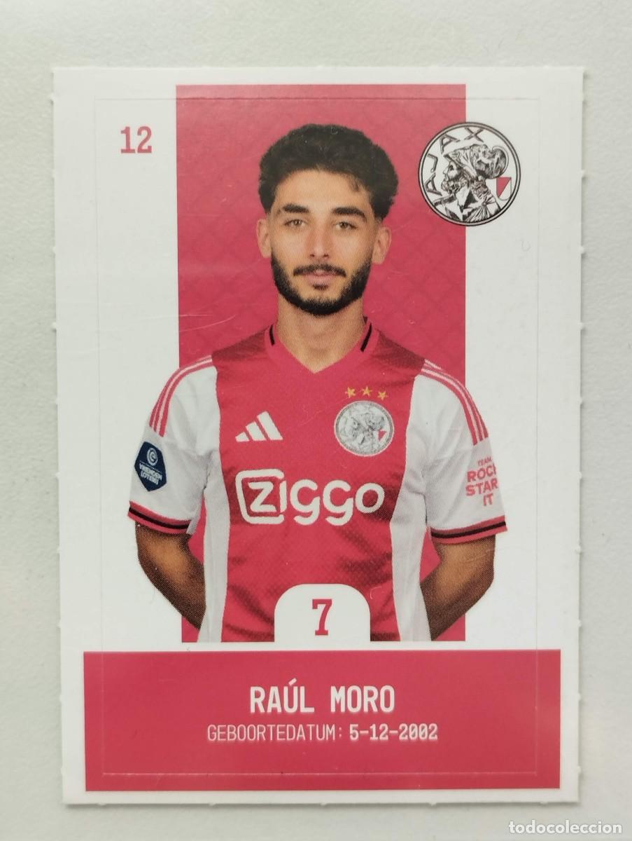 Cromos de Futebol: CROMO STICKER #12 RAUL MORO AJAX