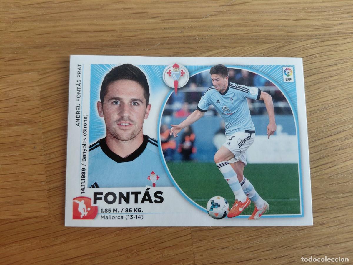 Cartes &agrave; collectionner de Football: Font&aacute;s -- n&ordm; 5 -- Celta Vigo -- 14/15 -- Este -- Nunca pegado