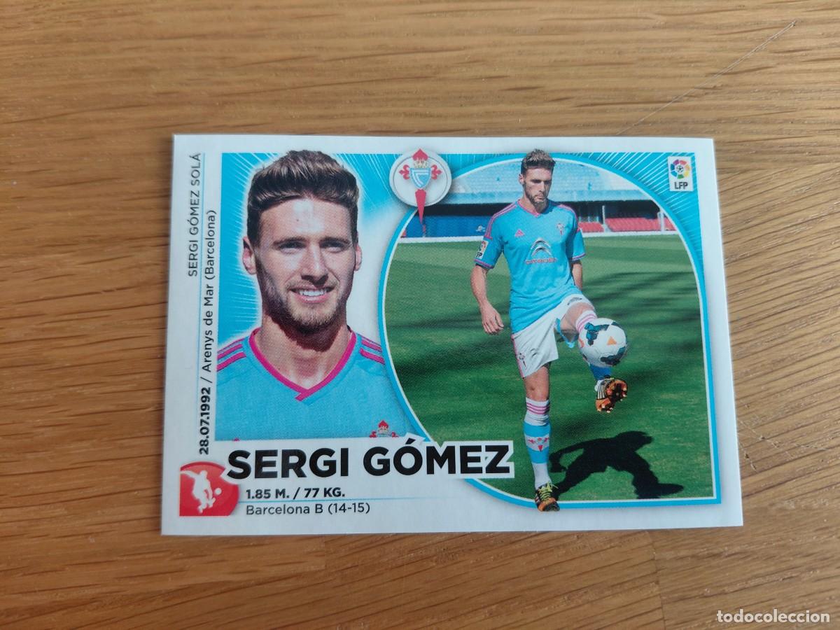 Cromos de Futebol: Sergi G&oacute;mez -- n&ordm; 7 -- Celta Vigo -- 14/15 -- Este -- Nunca pegado