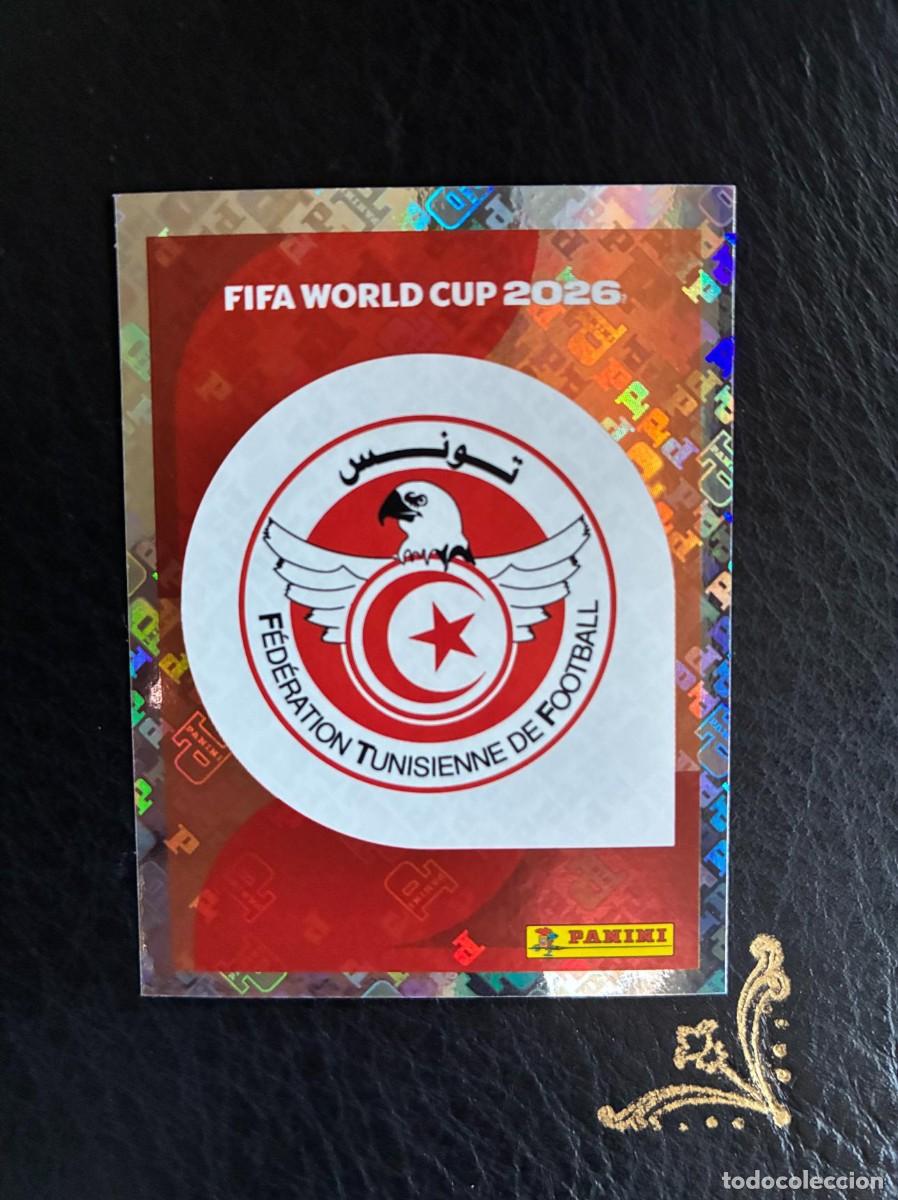 Figurine di Calcio: TUN 1 ESCUDO LOGO TUN1 TUNEZ FIFA WORLD CUP MUNDIAL 2026 26 PANINI