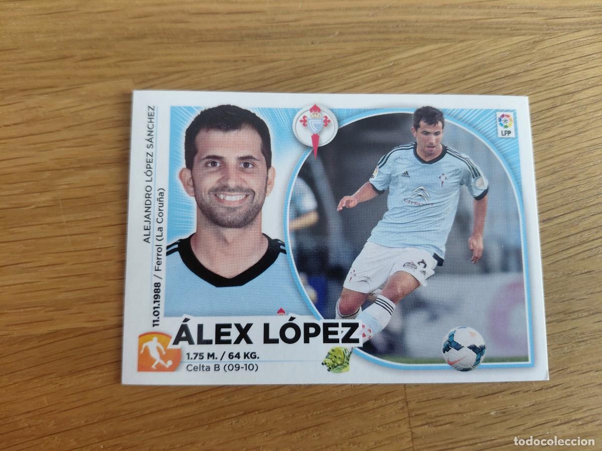 Figurine di Calcio: &Aacute;lex L&oacute;pez -- n&ordm; 10 -- Celta Vigo -- 14/15 -- Este -- Nunca pegado