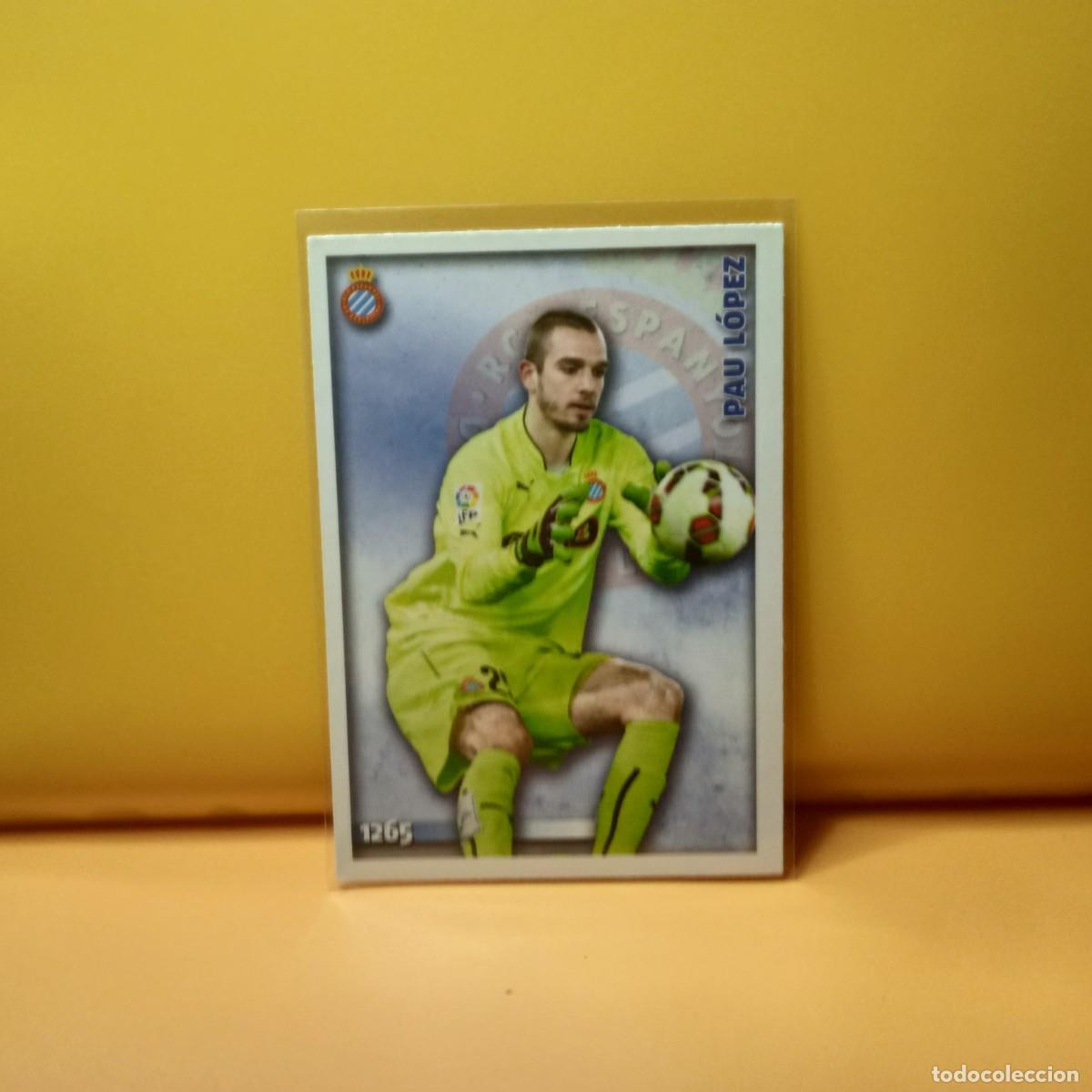 Figurine di Calcio: MUNDICROMO 2014 2015 14 15 R.C.D ESPANYOL PAU L&Oacute;PEZ 1265 UH V