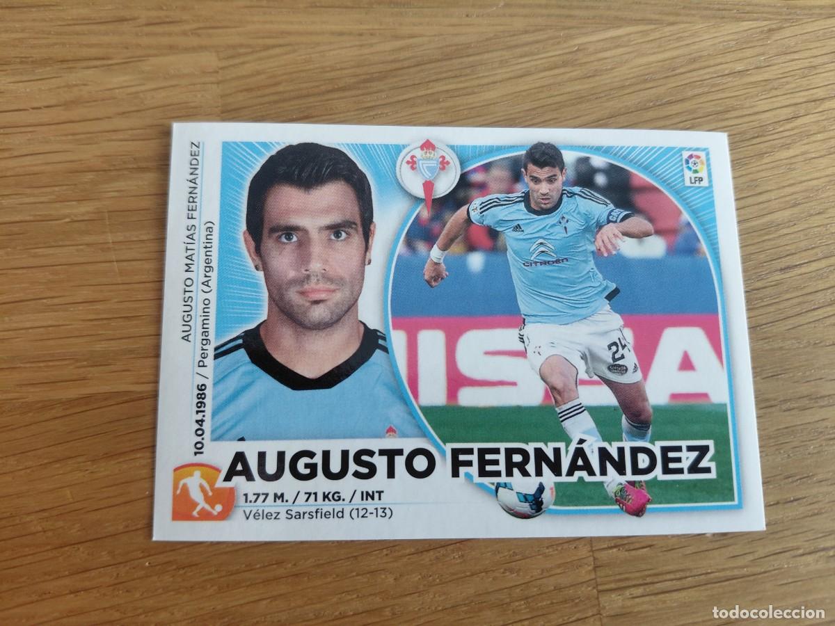 Football Stickers: Augusto Fern&aacute;ndez -- n&ordm; 13 -- Celta Vigo -- 14/15 -- Este -- Nunca pegado
