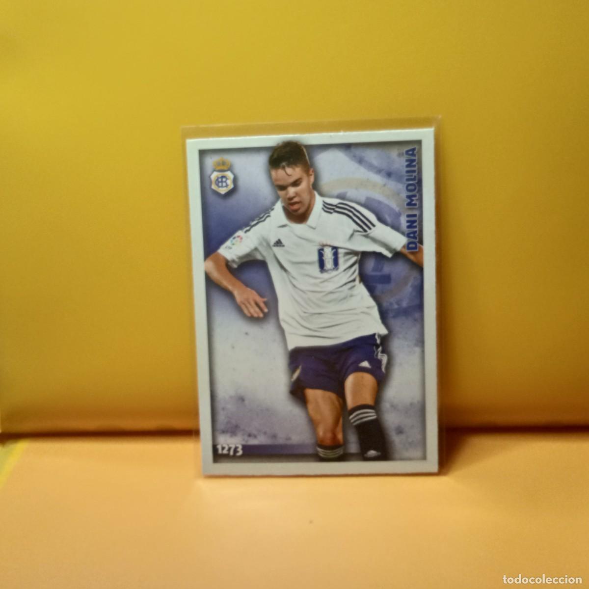 Cromos de F&uacute;tbol: MUNDICROMO 2014 2015 14 15 RECREATIVO DE HUELVA DANI MOLINA 1273 UH V