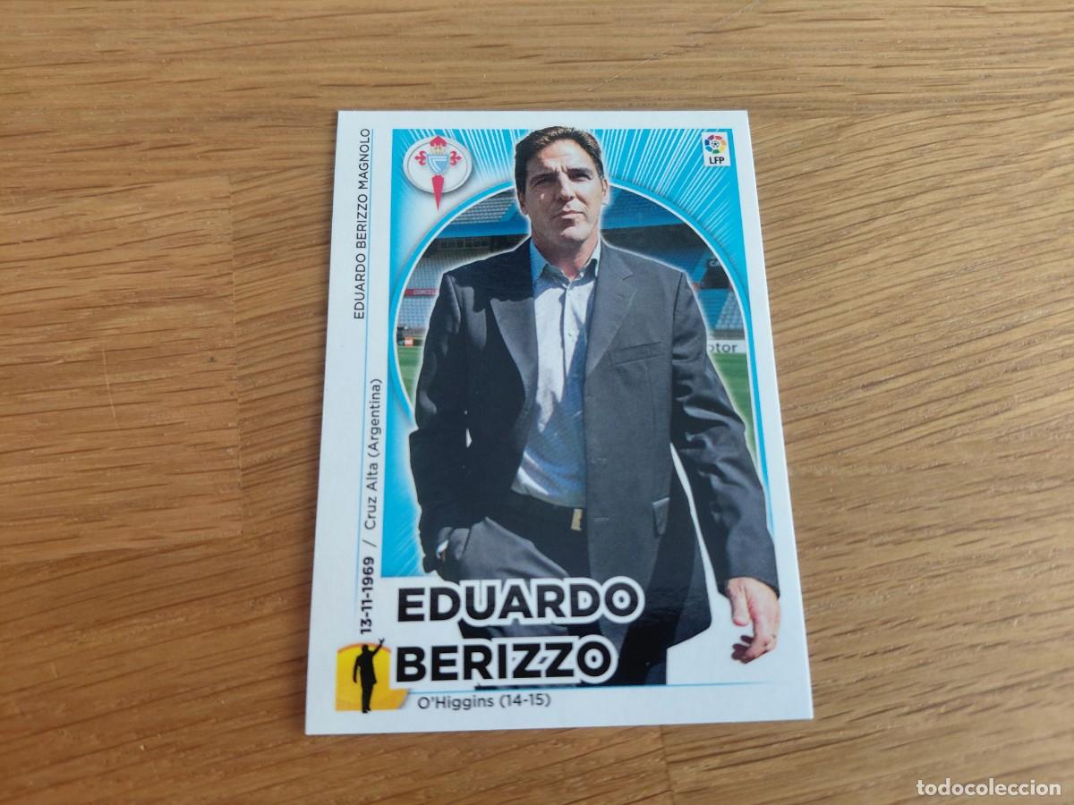 Cromos de F&uacute;tbol: Eduardo Berizzo -- n&ordm; 22 -- Entrenador -- Celta Vigo -- 14/15 -- Este -- Nunca pegado