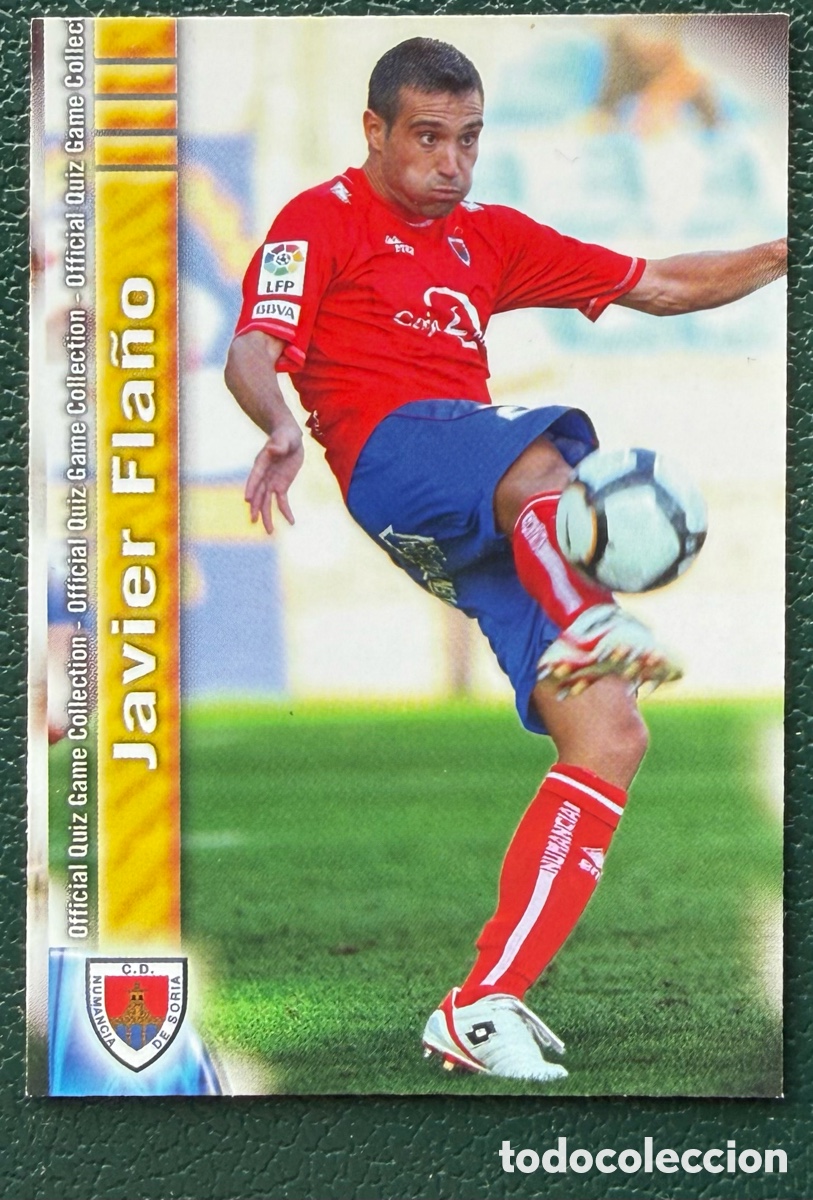 Cromos de Futebol: 741 JAVIER FLA&Ntilde;O CD NUMANCIA FICHAS ALBUM MUNDICROMO 2009 2010 09 10