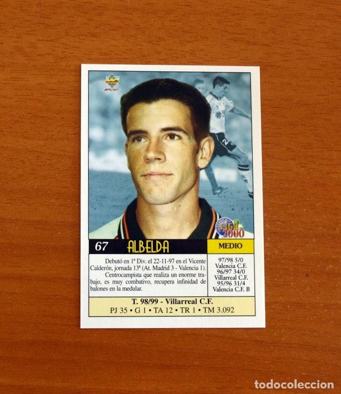 Cartes &agrave; collectionner de Football: Valencia - N&ordm; 67, Albelda - Mundicromo Las Fichas de la Liga 1999-2000, 99-00 -Mundi Cromo