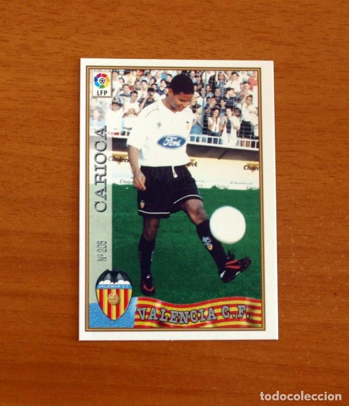 Cartes &agrave; collectionner de Football: Valencia - N&ordm; 205 Carioca - Mundicromo ficha de la Liga 1997-1998, 97-98