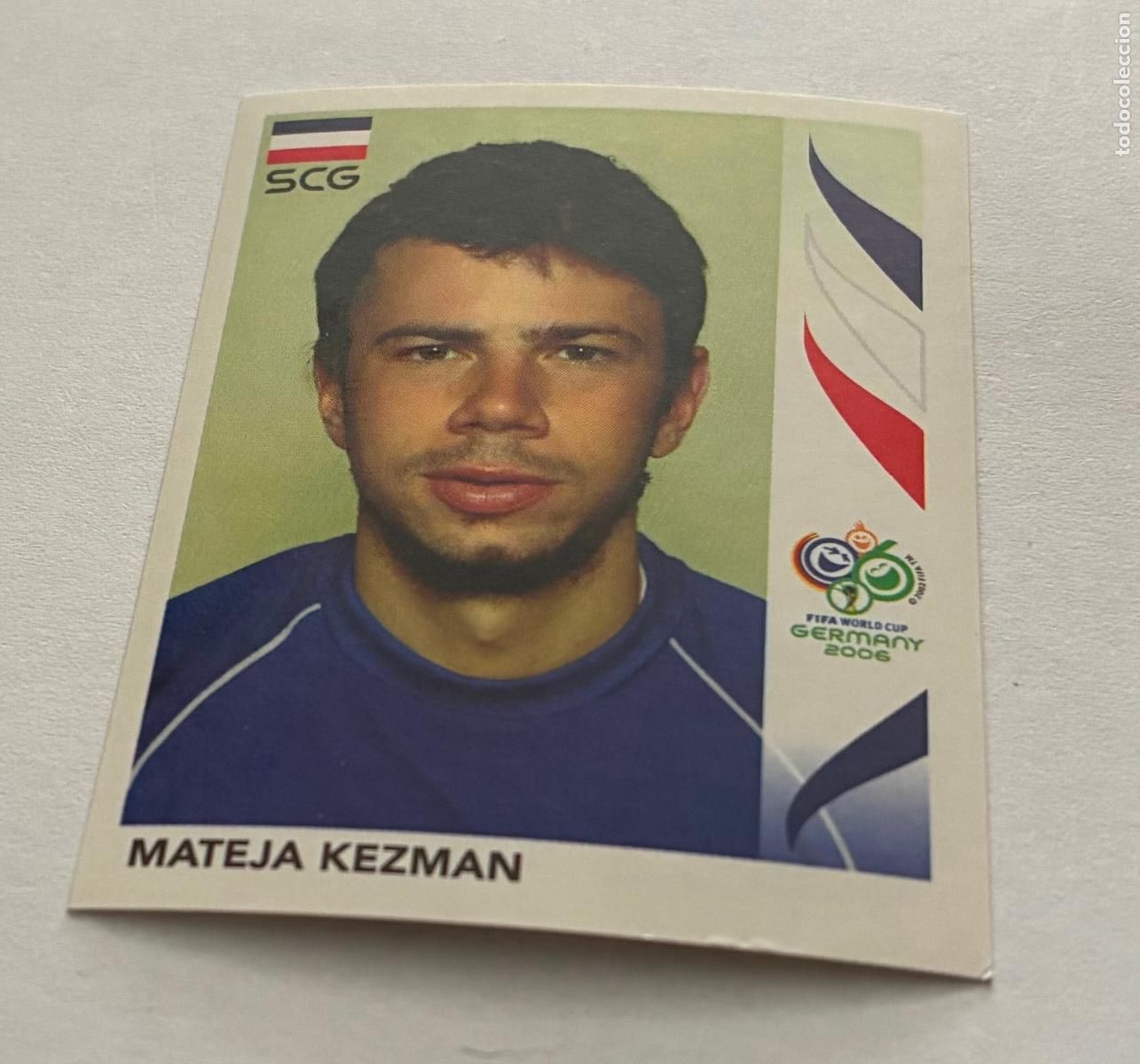 Fu&szlig;ball-Sticker: CROMO FUTBOL MUNDIAL ALEMANIA 2006, PANINI, Numero 222. MATEJA KEZMAN, Serbia