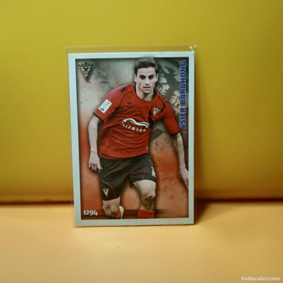 Cartes &agrave; collectionner de Football: MUNDICROMO 2014 2015 14 15 C.D MIRANDES ASIER BARAHONA 1294 UH V