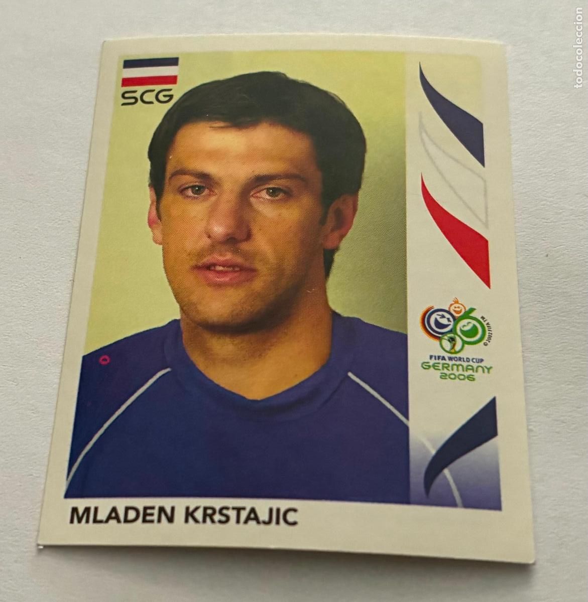 Fu&szlig;ball-Sticker: CROMO FUTBOL MUNDIAL ALEMANIA 2006, PANINI, Numero 212, MLADEN KRSTAJIC, Serbia