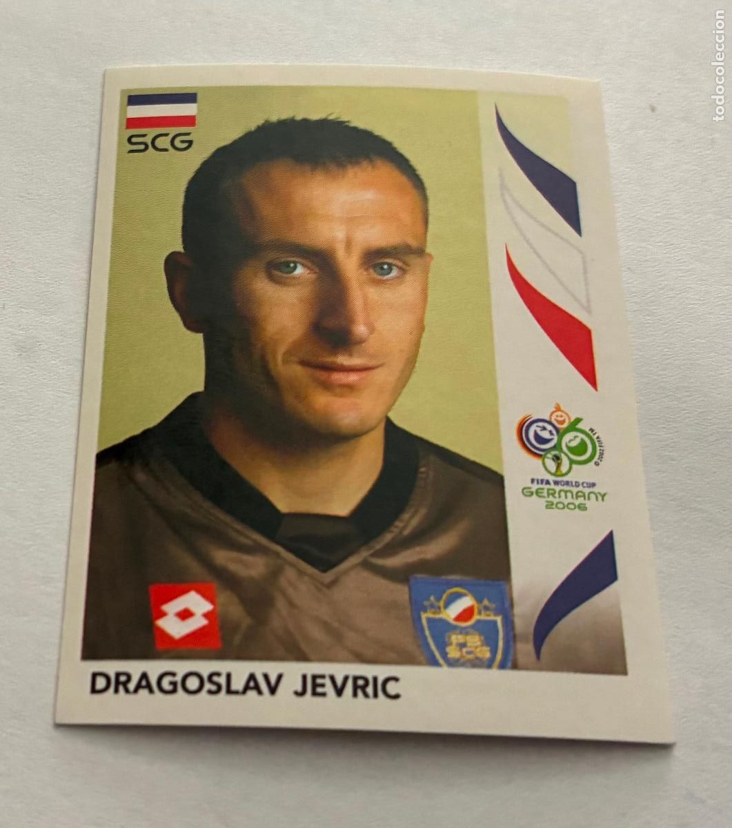 Fu&szlig;ball-Sticker: CROMO FUTBOL MUNDIAL ALEMANIA 2006, PANINI, Numero 209, DRAGOSLAV JEVRIC, Serbia