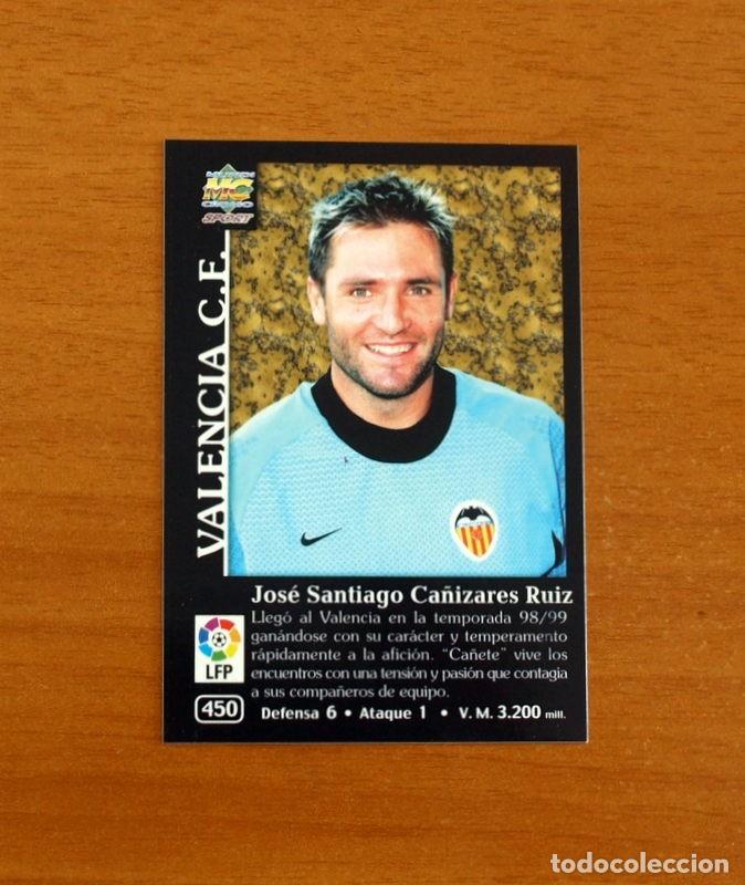 Cromos de Futebol: Valencia - N&ordm; 450 Ca&ntilde;izares Capitanes - Mundicromo Las Fichas de la Liga 2001-2002, 01-02