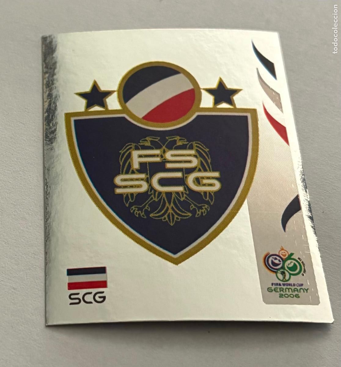 Fu&szlig;ball-Sticker: CROMO FUTBOL MUNDIAL ALEMANIA 2006, PANINI, Numero 208, ESCUDO SERBIA