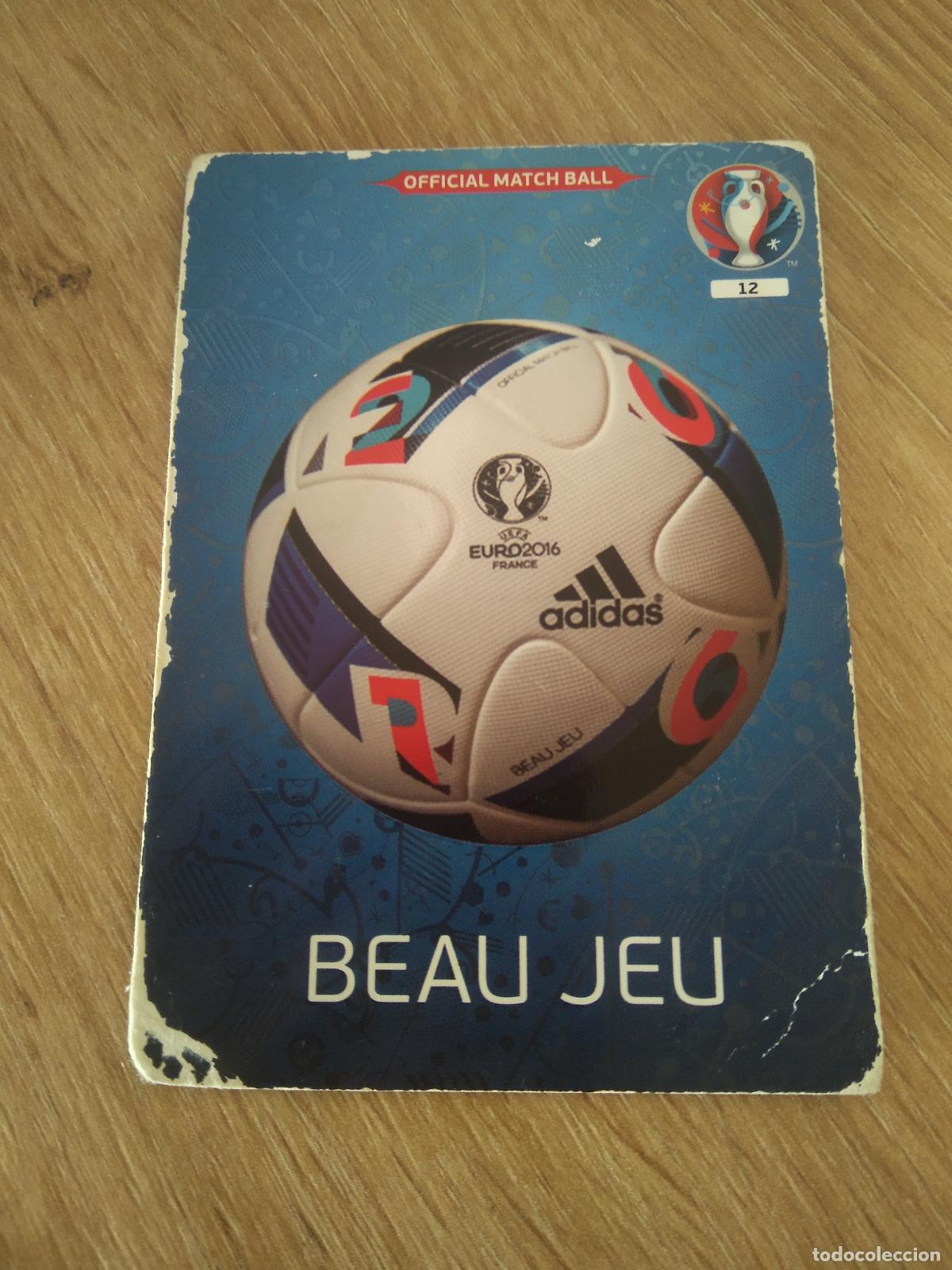 Football Stickers: 12 BALON PELOTA ADIDAS CROMO FUTBOL PANINI EURO 2016 EUROCOPA ADRENALYN