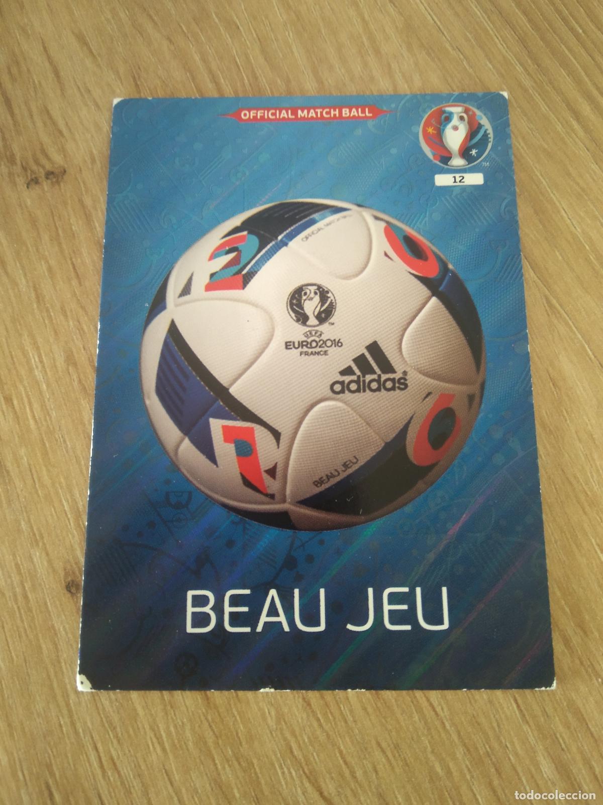 Football Stickers: 12 BALON PELOTA ADIDAS CROMO FUTBOL PANINI EURO 2016 EUROCOPA ADRENALYN