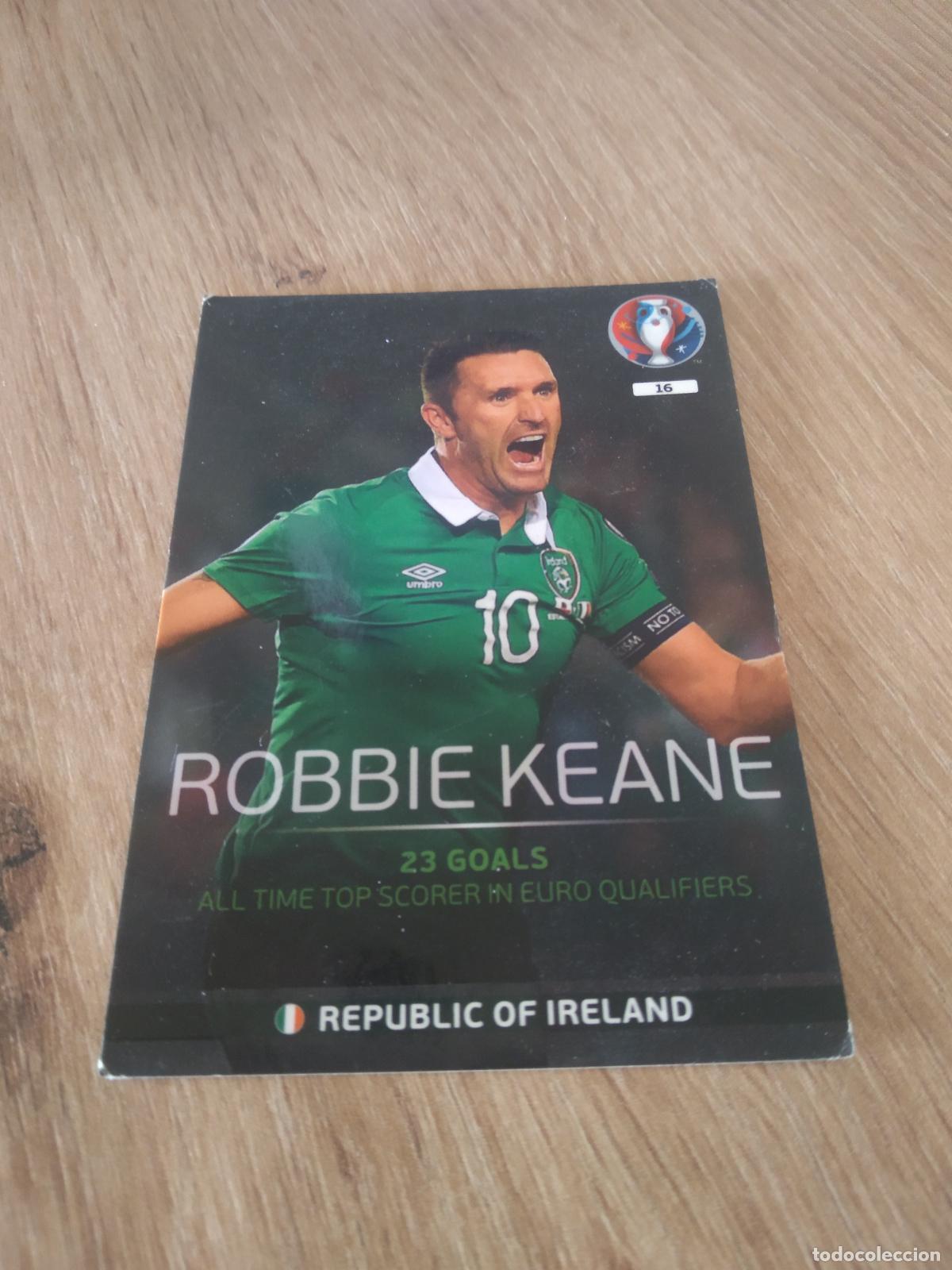 Football Stickers: 16 ROBBIE KEANE IRLANDA CROMO FUTBOL PANINI EURO 2016 EUROCOPA ADRENALYN