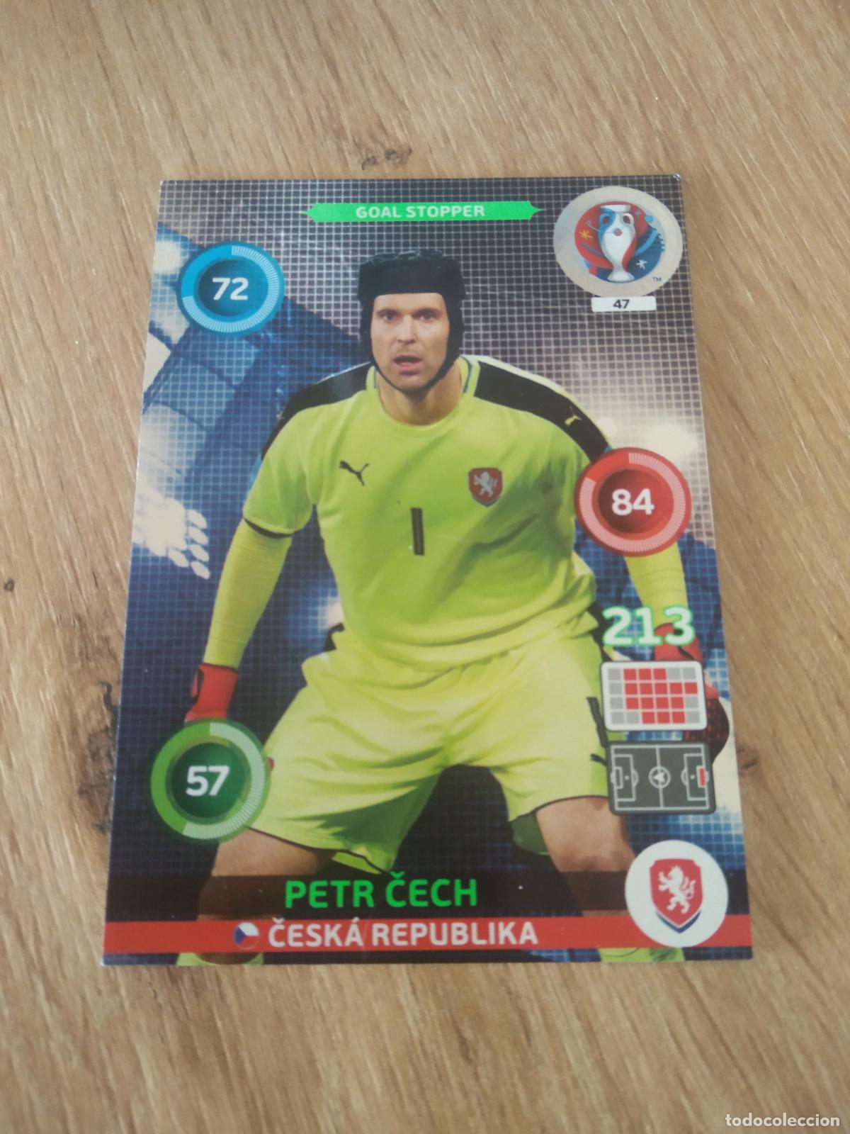 Cromos de F&uacute;tbol: 47 PETR CECH REPUBLICA CHECA CROMO FUTBOL PANINI EURO 2016 EUROCOPA ADRENALYN
