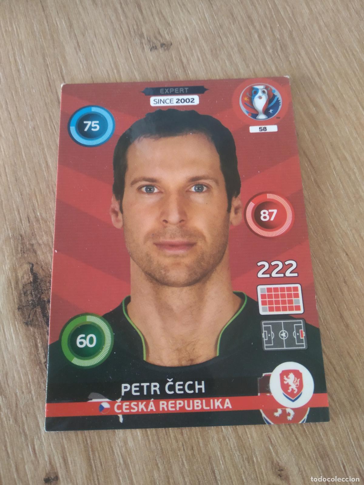 Cromos de F&uacute;tbol: 58 PETR CECH REPUBLICA CHECA CROMO FUTBOL PANINI EURO 2016 EUROCOPA ADRENALYN