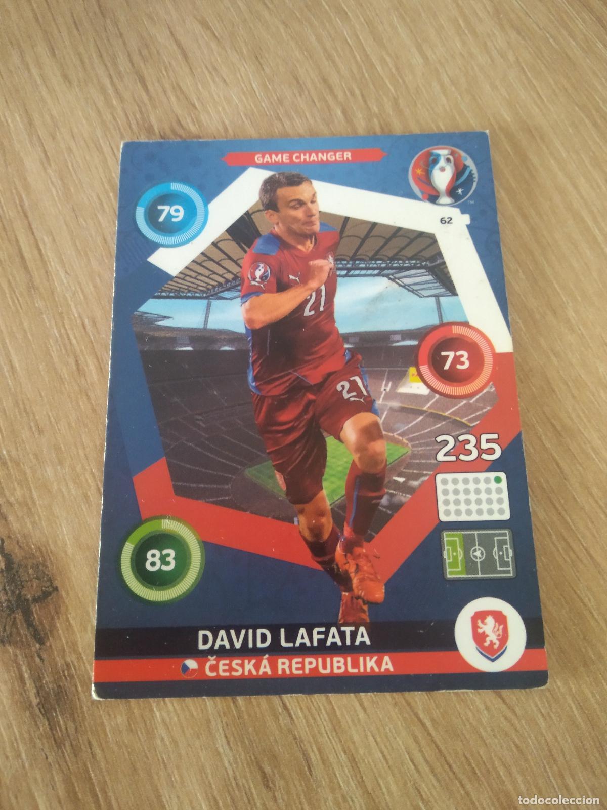 Cromos de F&uacute;tbol: 62 DAVID LAFATA REPUBLICA CHECA CROMO FUTBOL PANINI EURO 2016 EUROCOPA ADRENALYN