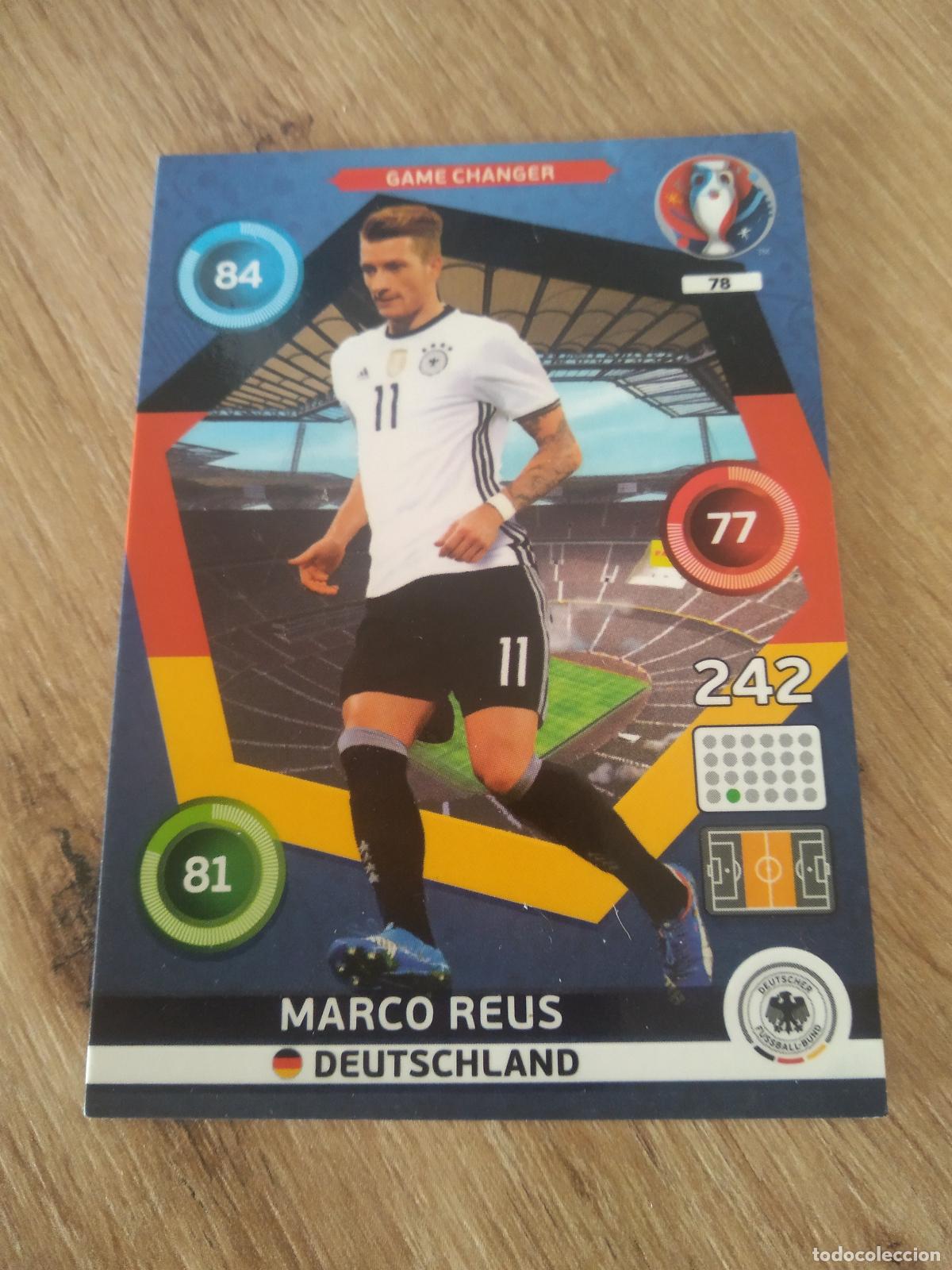 Football Stickers: 78 MARCO REUS ALEMANIA CROMO FUTBOL PANINI EURO 2016 EUROCOPA ADRENALYN