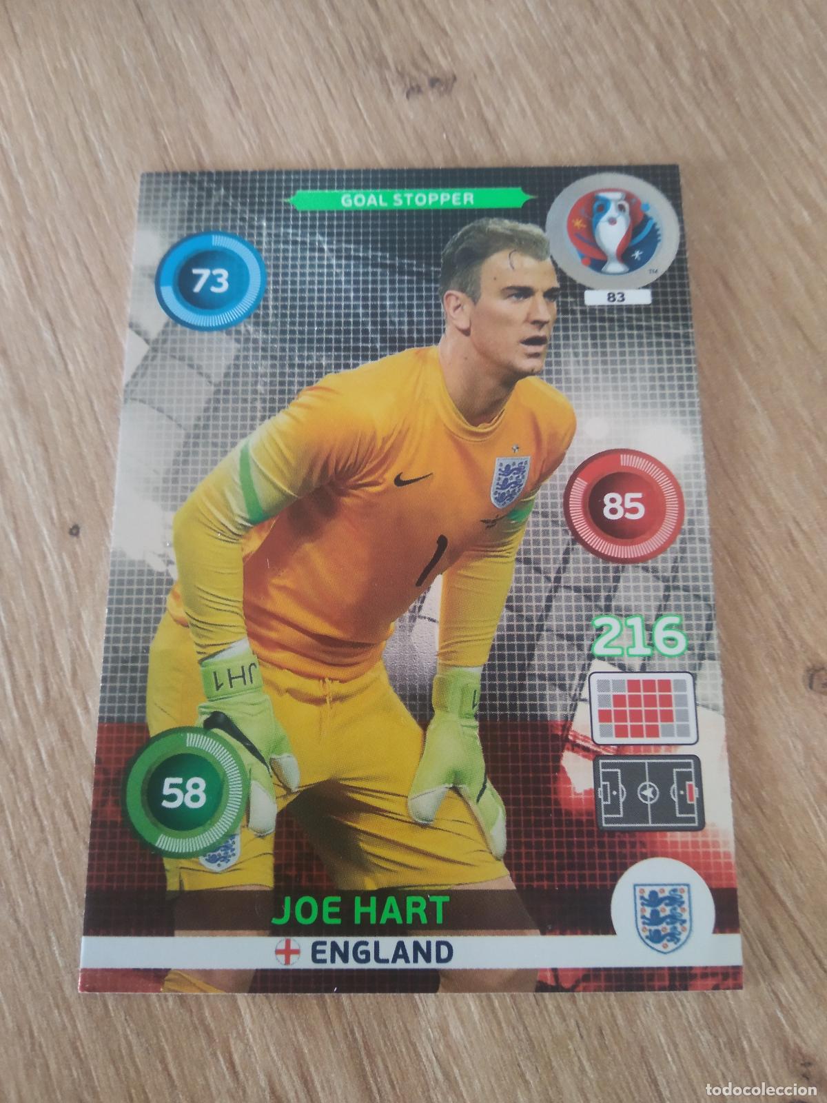 Football Stickers: 83 JOE HART INGLATERRA CROMO FUTBOL PANINI EURO 2016 EUROCOPA ADRENALYN