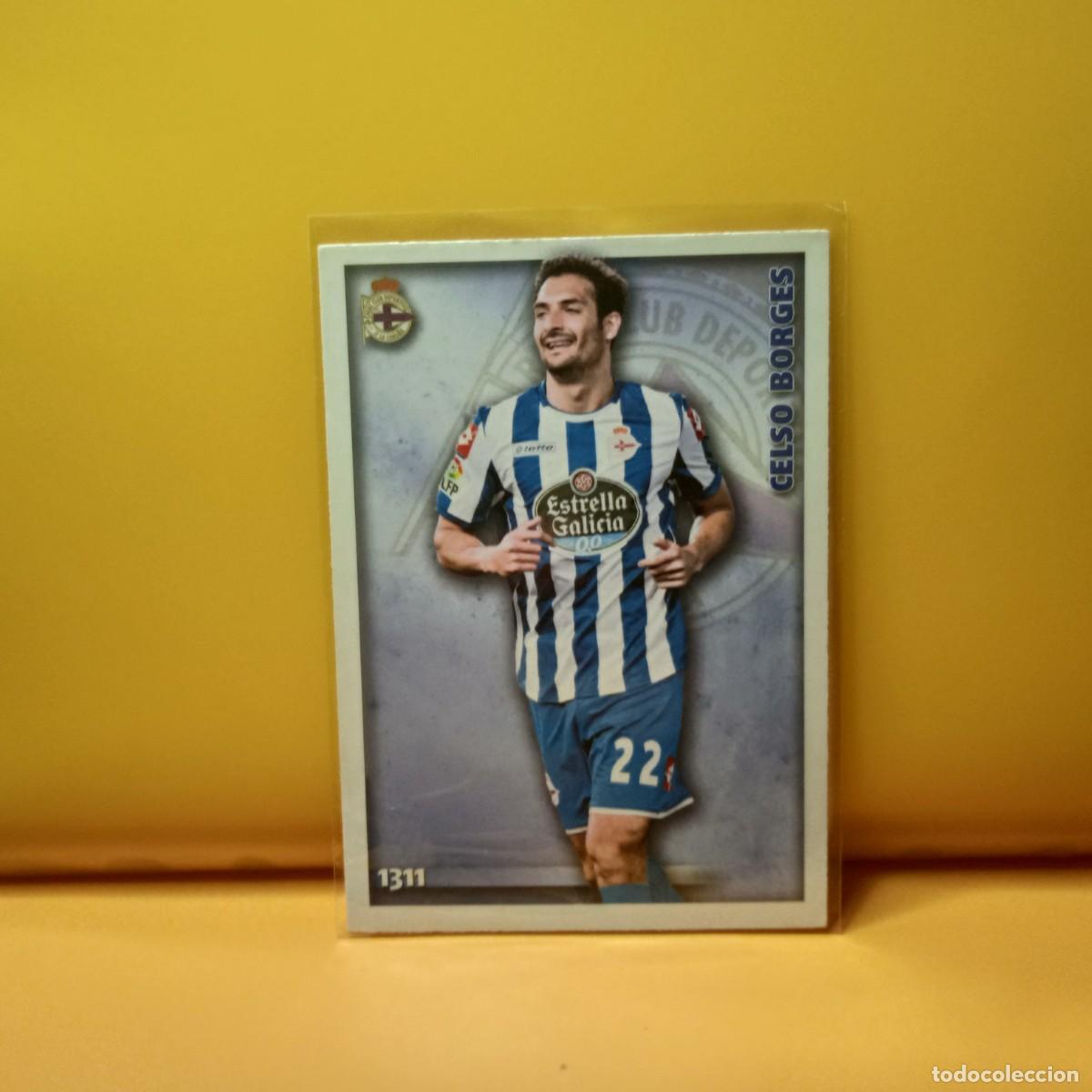 Football Stickers: MUNDICROMO 2014 2015 14 15 DEPORTIVO DE LA CORU&Ntilde;A CELSO BORGES 1311 UH V