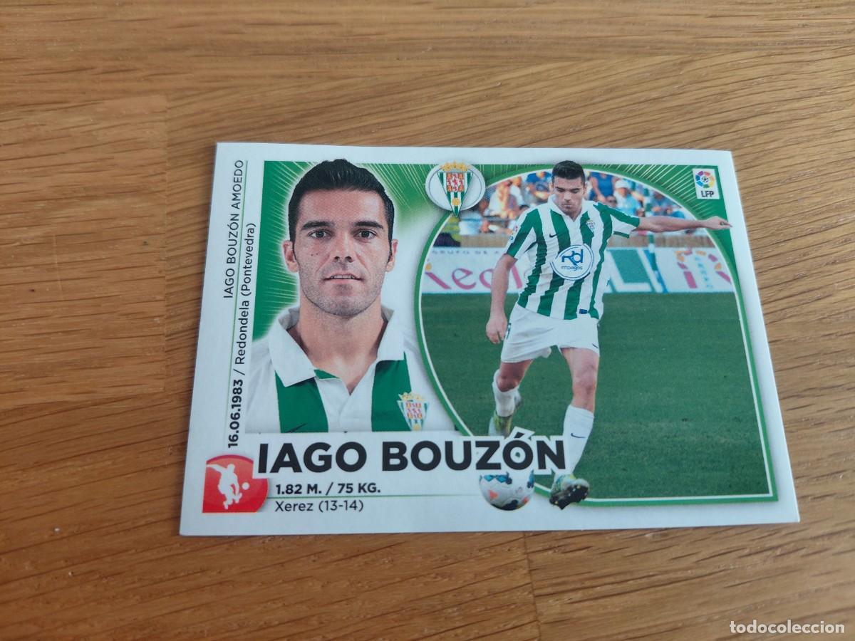 Cromos de F&uacute;tbol: Iago Bouz&oacute;n -- n&ordm; 4 -- C&oacute;rdoba -- 14/15 -- Este -- Nunca pegado