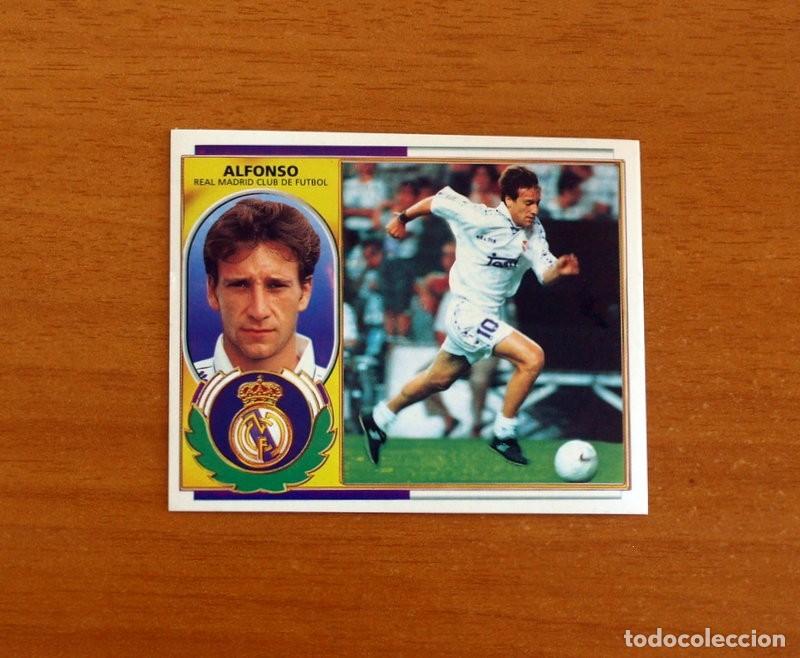 Cromos de F&uacute;tbol: Real Madrid - Alfonso - Baja - Versi&oacute;n - Ediciones Este Liga 1996-1997, 96-97 - Nunca Pegado