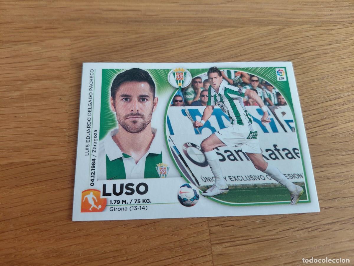 Fu&szlig;ball-Sticker: Luso -- n&ordm; 10 -- C&oacute;rdoba -- 14/15 -- Este -- Nunca pegado