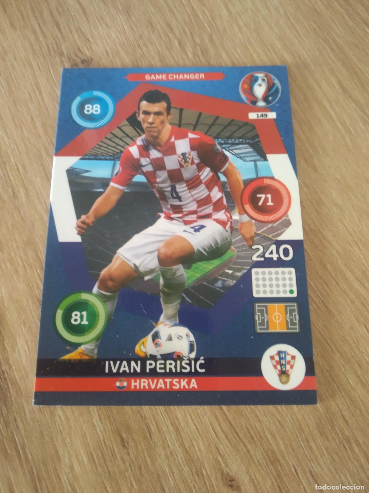 Cartes &agrave; collectionner de Football: 149 IVAN PERISIC CROACIA CROMO FUTBOL PANINI EURO 2016 EUROCOPA ADRENALYN