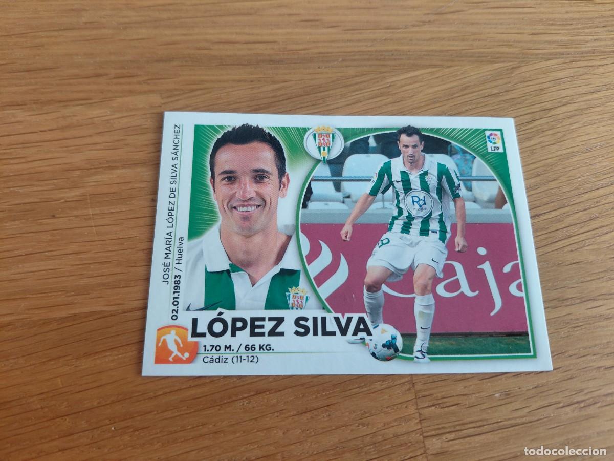 Cromos de F&uacute;tbol: L&oacute;pez Silva -- n&ordm; 14 -- C&oacute;rdoba -- 14/15 -- Este -- Nunca pegado