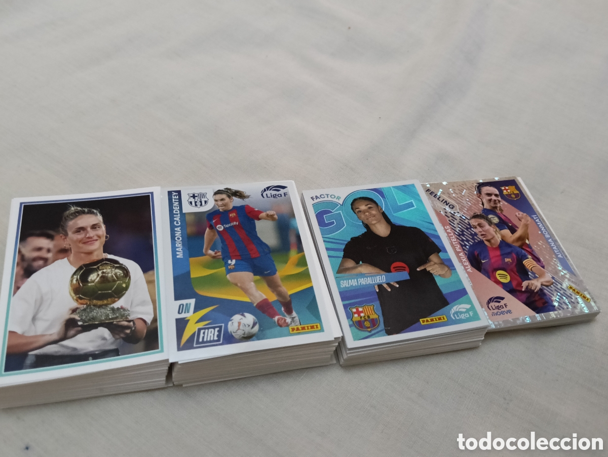 Cromos de F&uacute;tbol: Lote de cromos de la Liga F